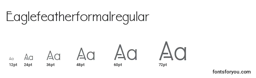 Eaglefeatherformalregular Font Sizes