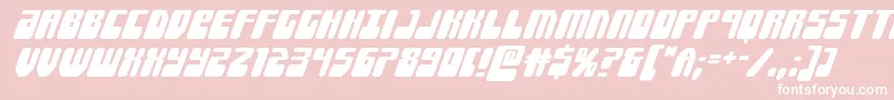 More about Forcemajeuresuperital Font Forcemajeuresuperital Font – White Fonts on Pink Background