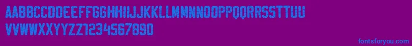 More about SablonWashedDemo Font SablonWashedDemo Font – Blue Fonts on Purple Background