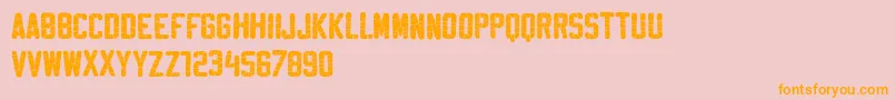 More about SablonWashedDemo Font SablonWashedDemo Font – Orange Fonts on Pink Background