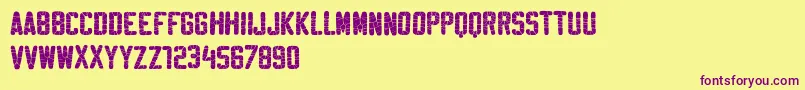 More about SablonWashedDemo Font SablonWashedDemo Font – Purple Fonts on Yellow Background