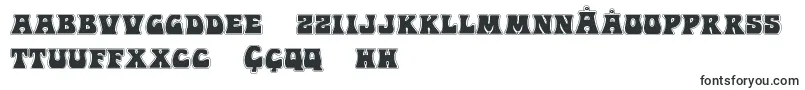 フォントHippocketacad – ウズベク文字