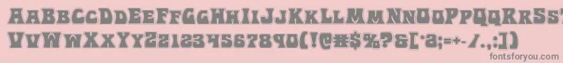 Saiba mais sobre a fonte Hippocketacad Fonte Hippocketacad – fontes cinzas em um fundo rosa