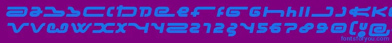 FrozenDogTreats Font – Blue Fonts on Purple Background