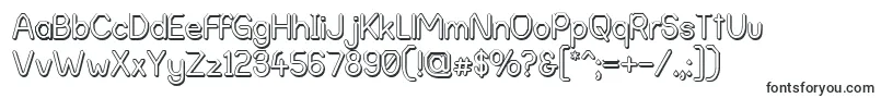 Шрифт AlphaRomanieOutlineG98 – прозрачные шрифты