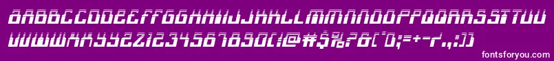 フォント1968odysseyhalfital – 紫の背景に白い文字