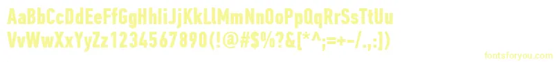 PfdintextcompproBold Font – Yellow Fonts