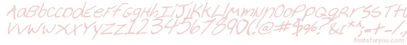 Cheyennebi Font – Pink Fonts on White Background