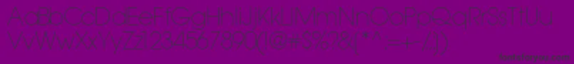 Trendexlightssk Font – Black Fonts on Purple Background