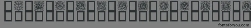 1998b Font – Black Fonts on Gray Background