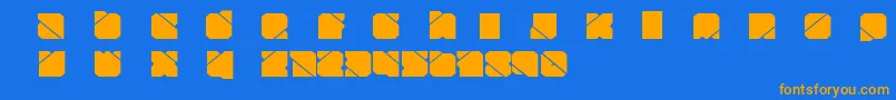 fuente ZuberTechFreePromoCopia – Fuentes Naranjas Sobre Fondo Azul