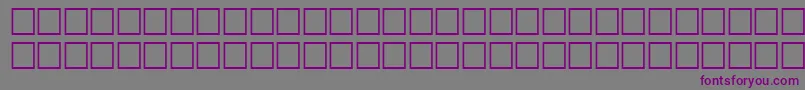 Шрифт BalletRegular – фиолетовые шрифты на сером фоне