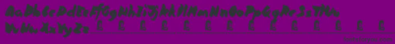 Saiba mais sobre a fonte TimesAreHard Fonte TimesAreHard – fontes pretas em um fundo violeta
