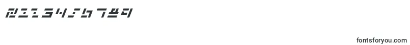 MissileManItalic Font – Fonts for Numbers and Digits