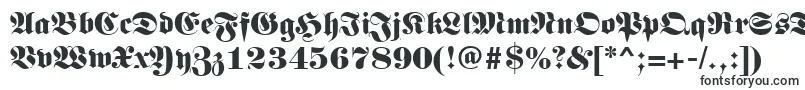 Шрифт Germanregular – шрифты для сказок