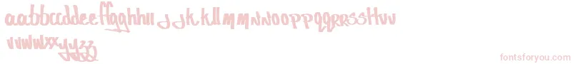 Viandefumee Font – Pink Fonts on White Background
