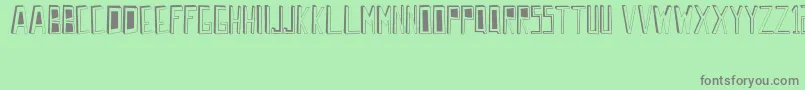 WrongPerspective Font – Gray Fonts on Green Background