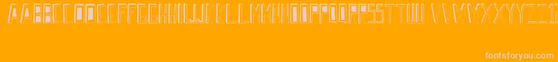 WrongPerspective Font – Pink Fonts on Orange Background