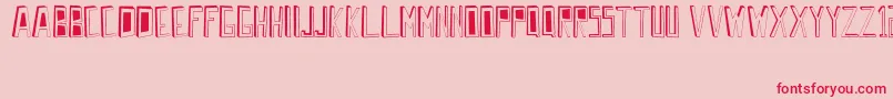WrongPerspective Font – Red Fonts on Pink Background
