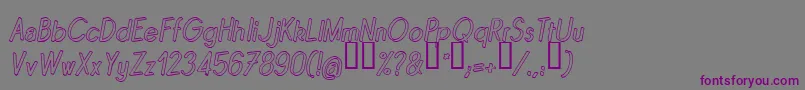 Quinoi Font – Purple Fonts on Gray Background