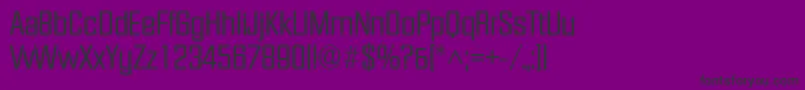 Facet Font – Black Fonts on Purple Background