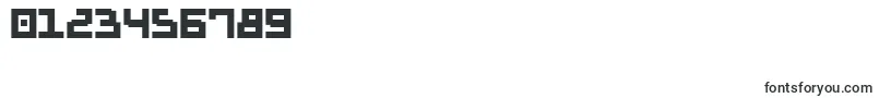 DridHerderSolid Font – Fonts for Numbers and Digits