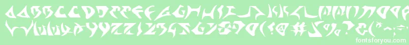 Kahlesv2 Font – White Fonts on Green Background