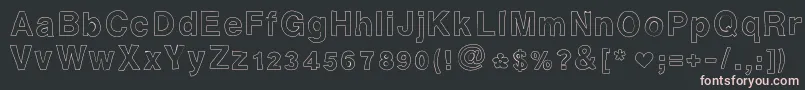Ashleysfont2 Font – Pink Fonts on Black Background