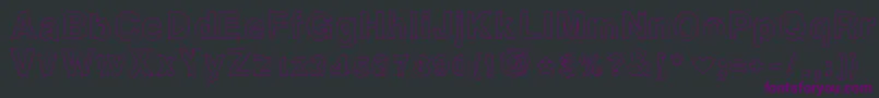 Ashleysfont2 Font – Purple Fonts on Black Background