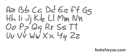 Pwroundedscript Font