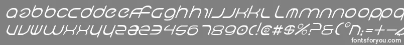 フォントNeov2i – 灰色の背景に白い文字