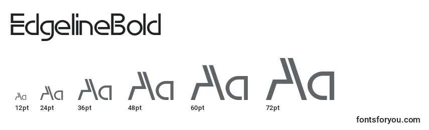 EdgelineBold Font Sizes