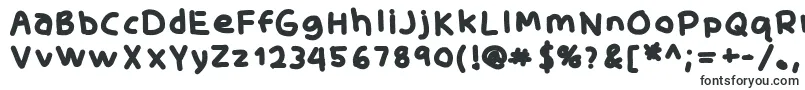 Шрифт SkidoofatRh – полные шрифты