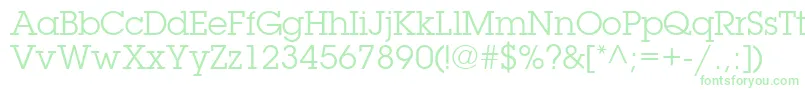 TorrentGraphicSsi Font – Green Fonts on White Background