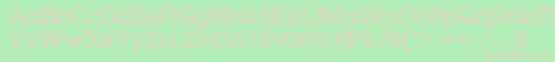 TorrentGraphicSsi Font – Pink Fonts on Green Background