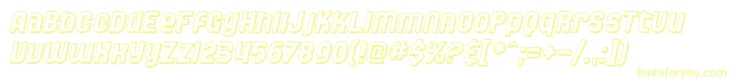SfSpeedwaystarShadedOblique Font – Yellow Fonts