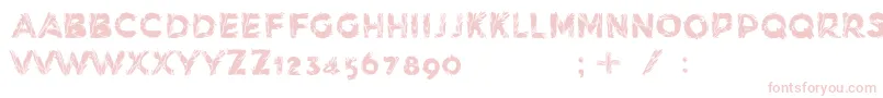 HedgeflowdemoBold Font – Pink Fonts on White Background