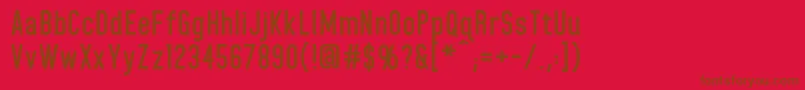 Lisätietoja HomeplanetbbBold-fontista HomeplanetbbBold-fontti – ruskeat fontit punaisella taustalla