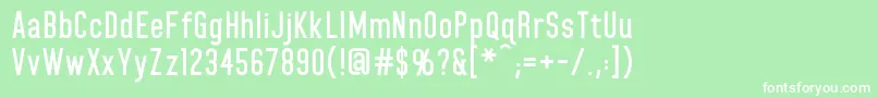 HomeplanetbbBold Font – White Fonts on Green Background