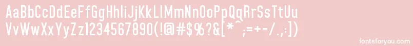 HomeplanetbbBold Font – White Fonts on Pink Background