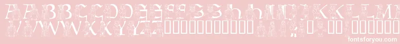 LmsBeMyNeighbor Font – White Fonts on Pink Background