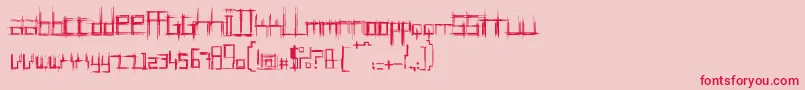 More about Brui5 Font Brui5 Font – Red Fonts on Pink Background