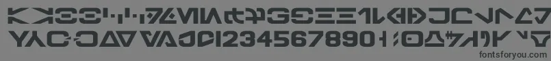 Galbasic Font – Black Fonts on Gray Background
