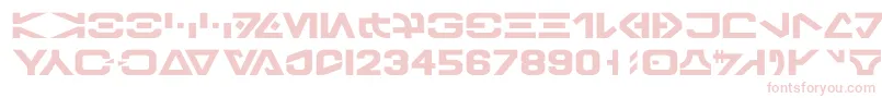 Galbasic-Schriftart – Rosa Schriften auf weißem Hintergrund