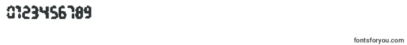 InterstellarHarddrive Font – Fonts for Numbers and Digits