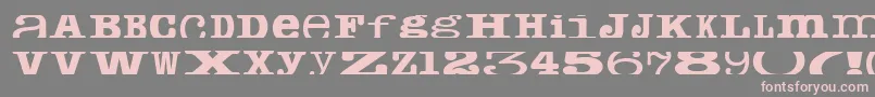 Cropfontserif Font – Pink Fonts on Gray Background