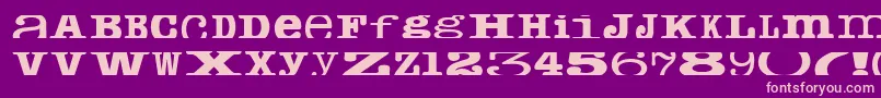 fuente Cropfontserif – Fuentes Rosadas Sobre Fondo Morado