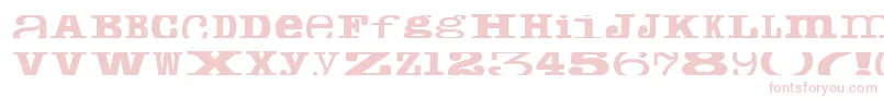 Cropfontserif Font – Pink Fonts on White Background
