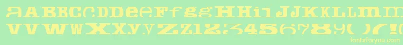 More about Cropfontserif Font Cropfontserif Font – Yellow Fonts on Green Background