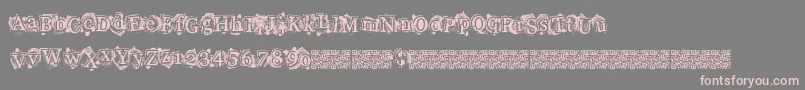 Highstyle Font – Pink Fonts on Gray Background